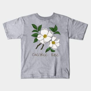 Cherokee Rose Kids T-Shirt